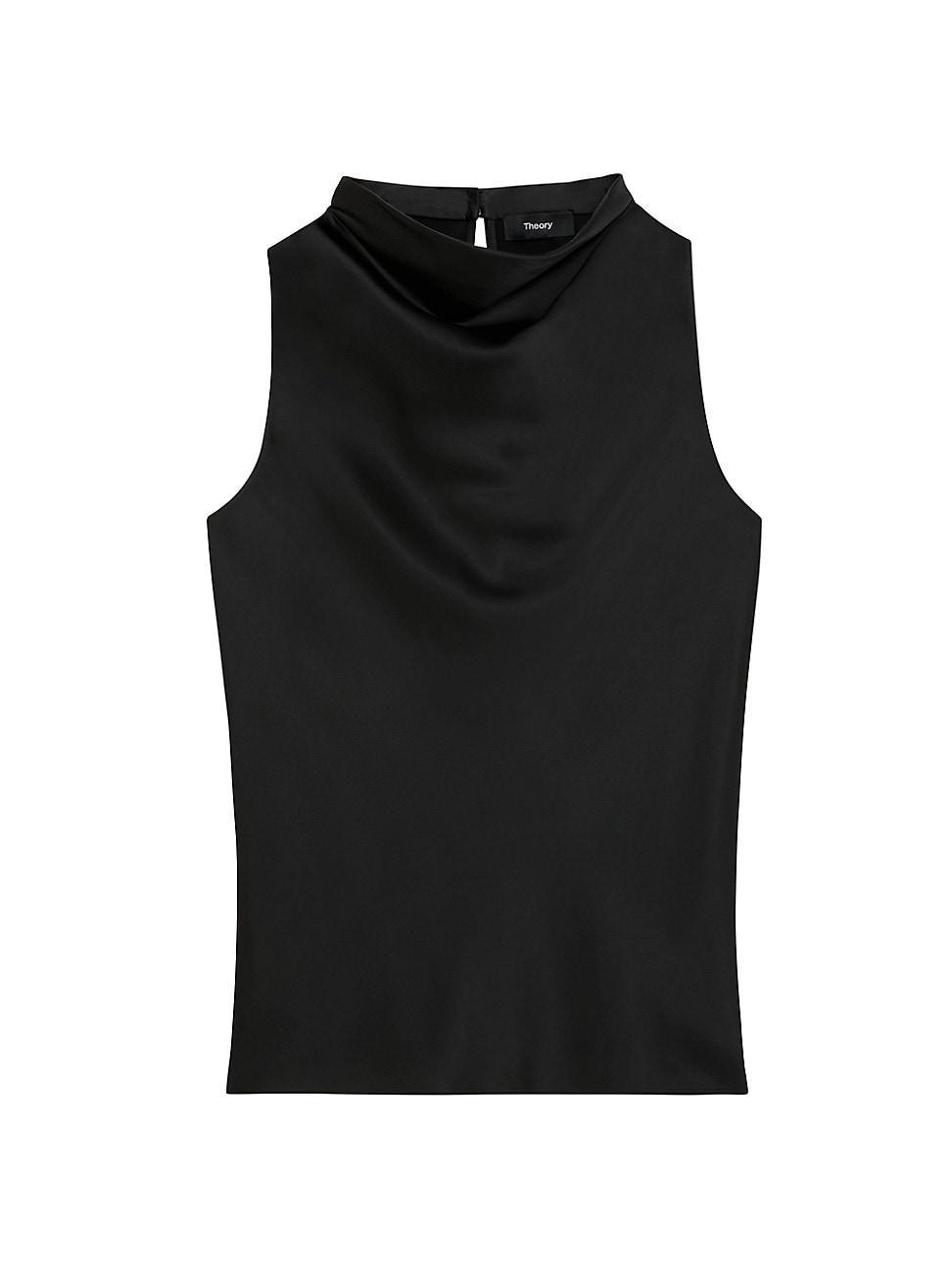 Womens Sleeveless Cowlneck Top Product Image