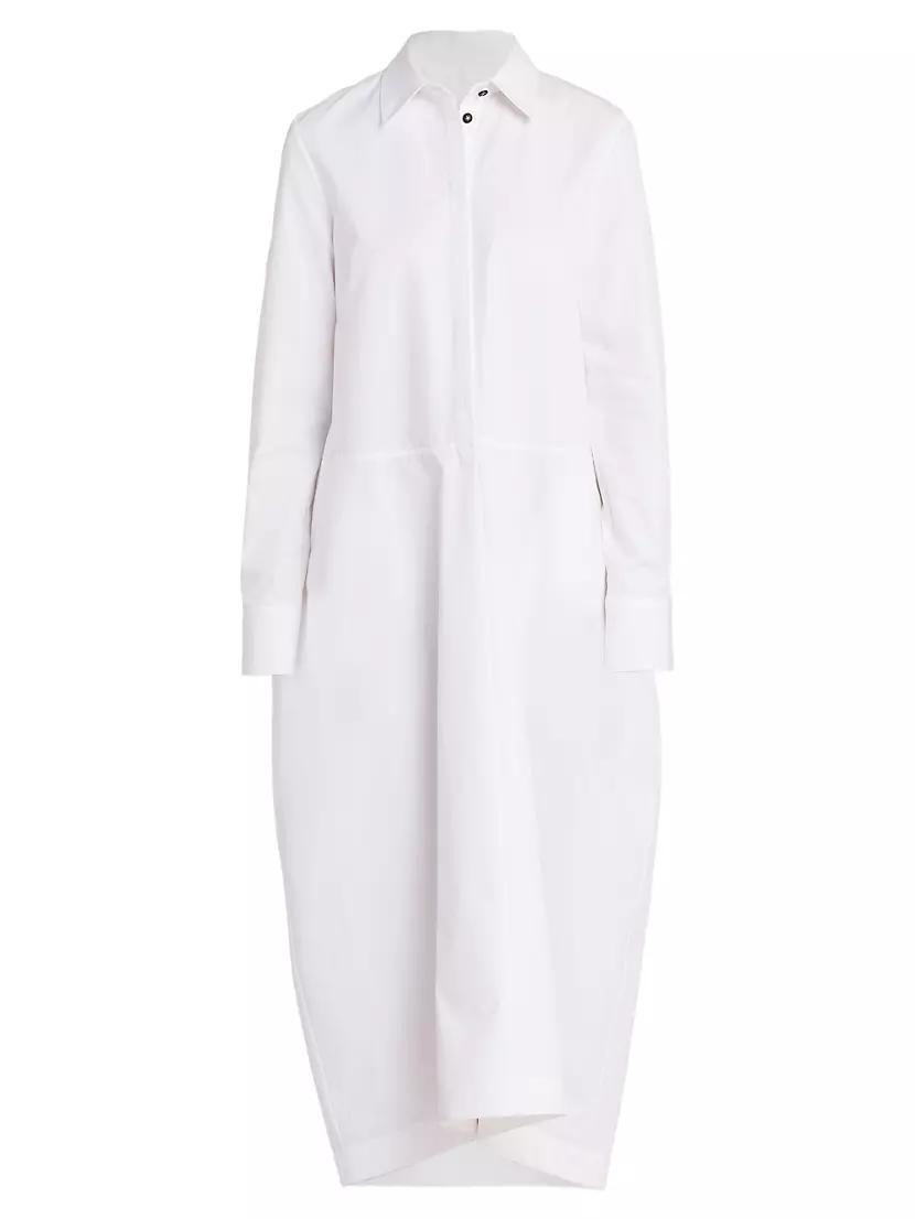 Coated Linen Shirtdress Product Image