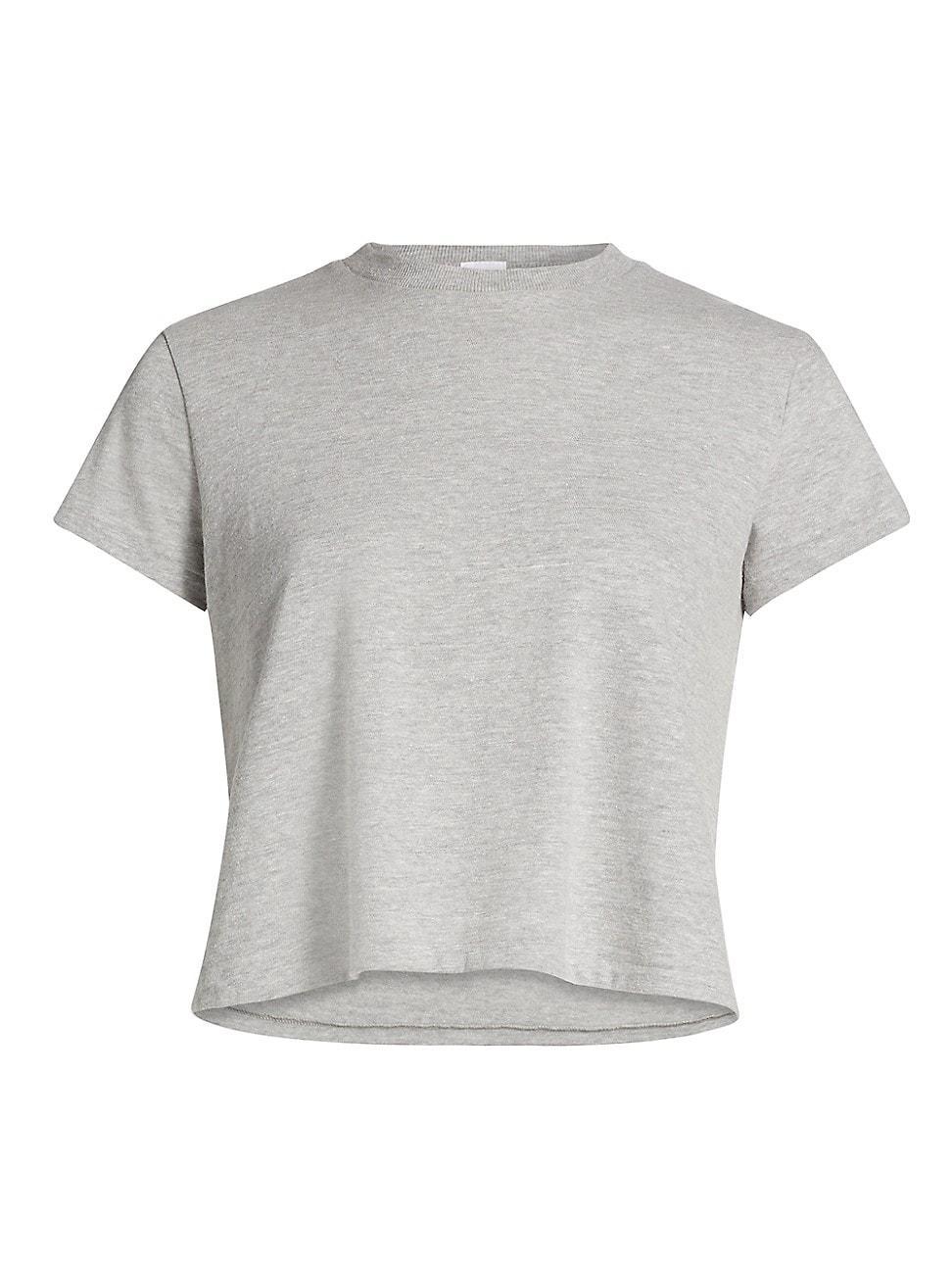 Womens Cotton Crop T-Shirt Product Image