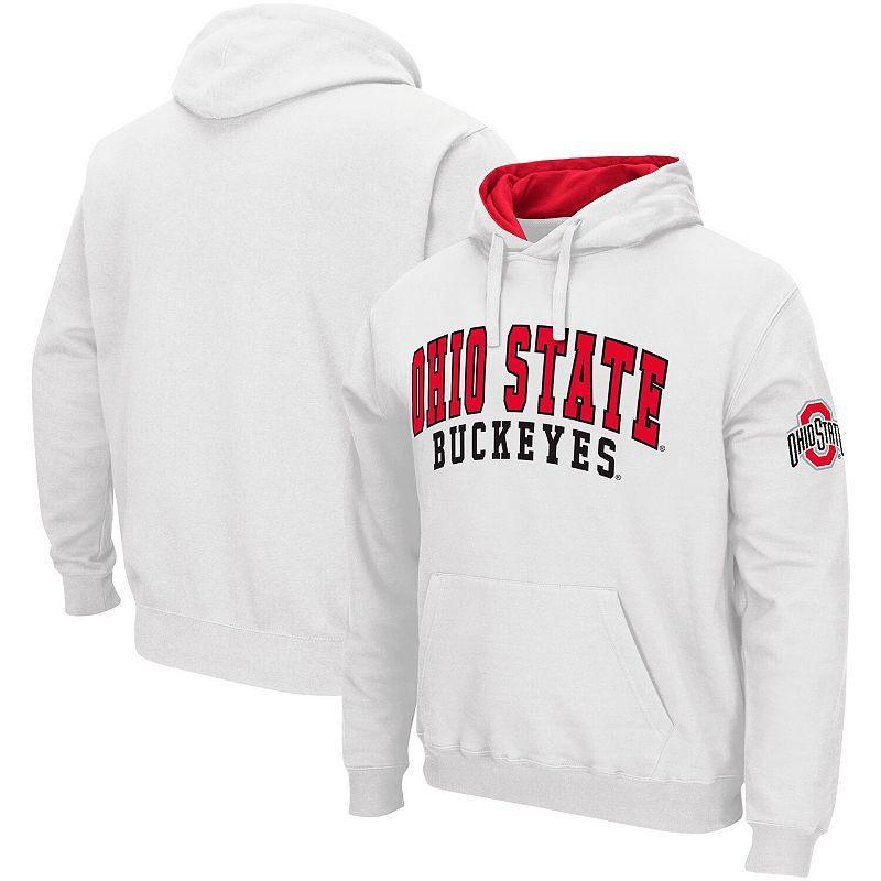 Mens Colosseum Ohio State Buckeyes Double Arch Pullover Hoodie Product Image