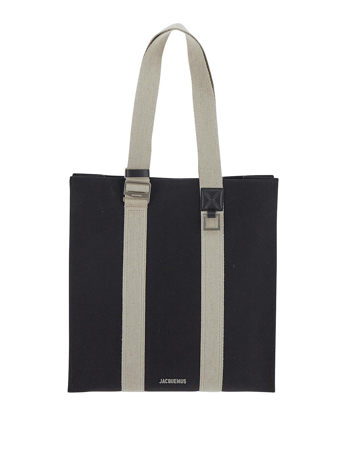 JACQUEMUS Black Les Classiques 'le Cabas Cuerda' Tote Product Image