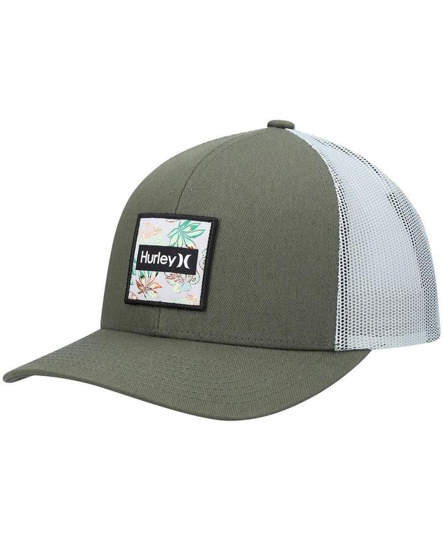 Mens Hurley Green Seacliff Trucker Snapback Hat Product Image