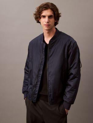 Nylon Padded Bomber Jacket Product Image