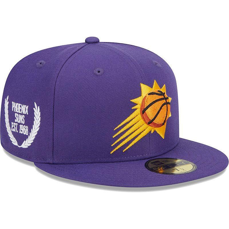 Mens New Era Purple Phoenix Suns Camo Undervisor Laurels 59FIFTY Fitted Hat Product Image