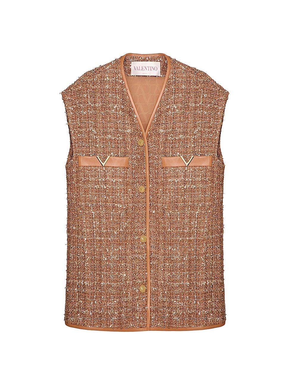 Womens Glaze Tweed Light Gilet Product Image