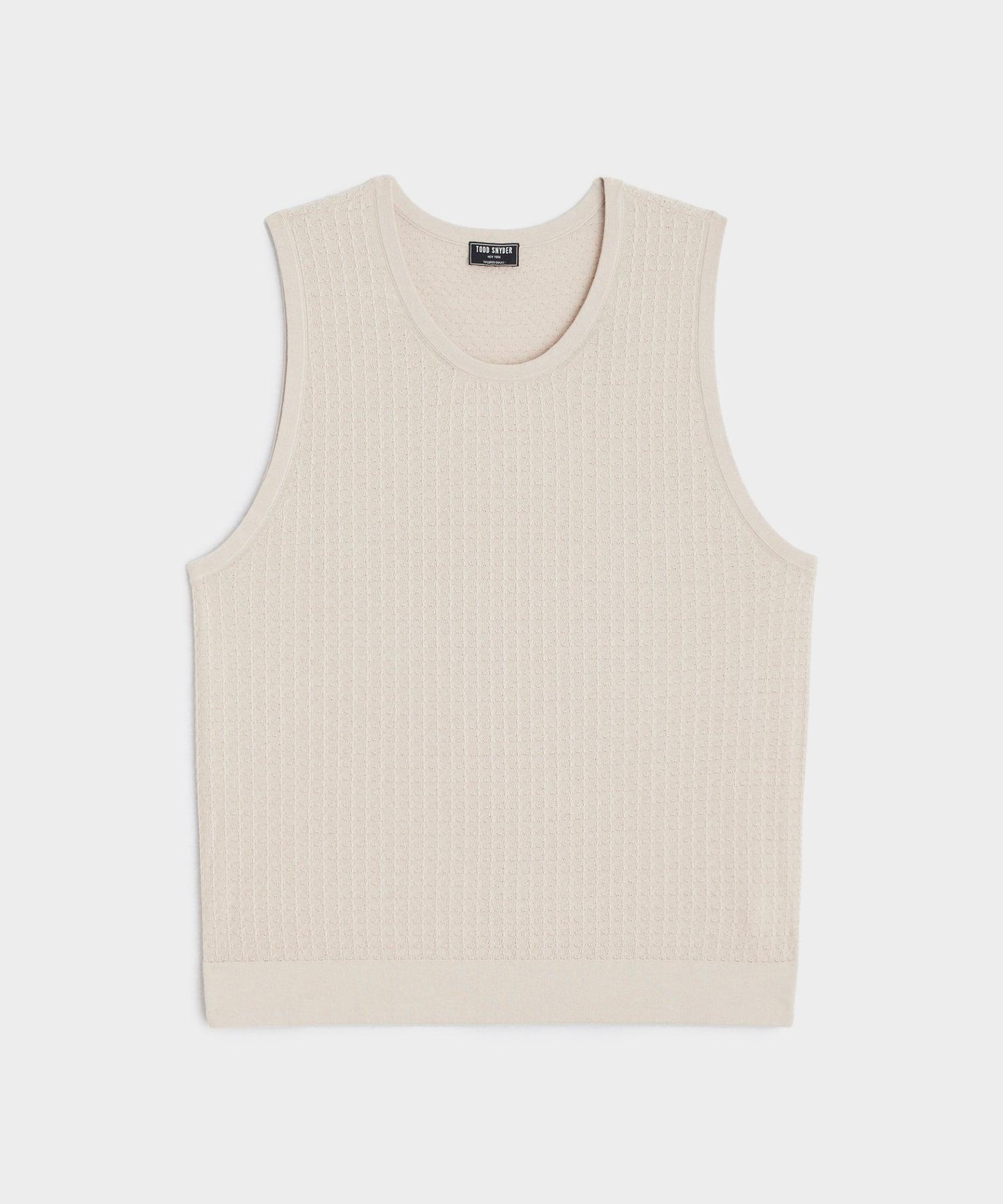 Silk-Cotton Muscle Tank Product Image