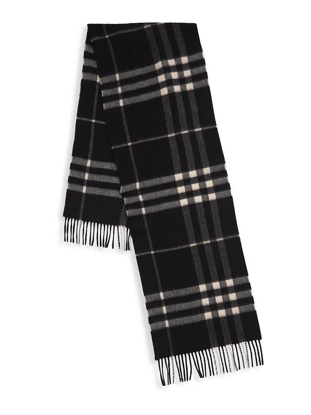 Men's Giant Check Cashmere Scarf Product Image