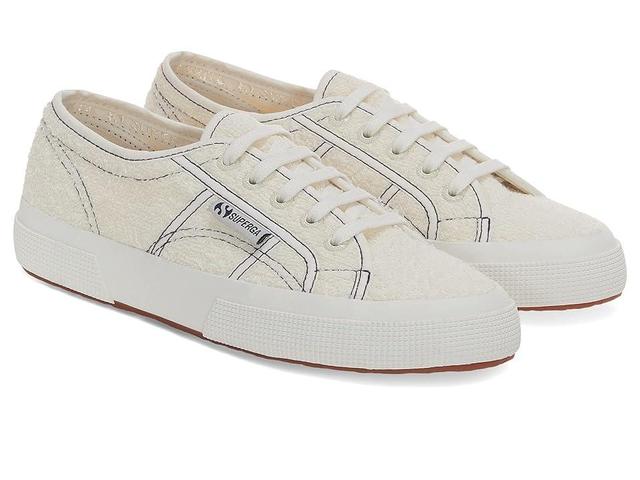 Superga 2750 Cotton Terry Avorio/Navy/Full Avorio) Women's Shoes Product Image