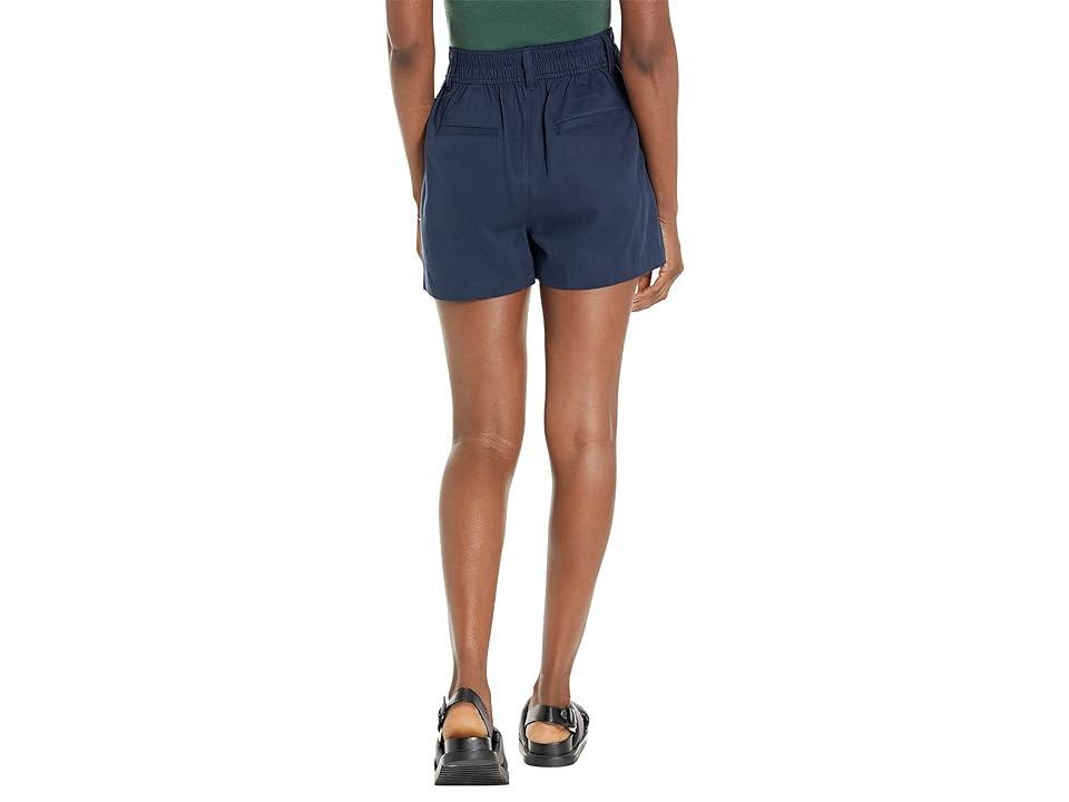 Madewell The Neale Short in Drapeweave (Deep Indigo) Women's Shorts Product Image