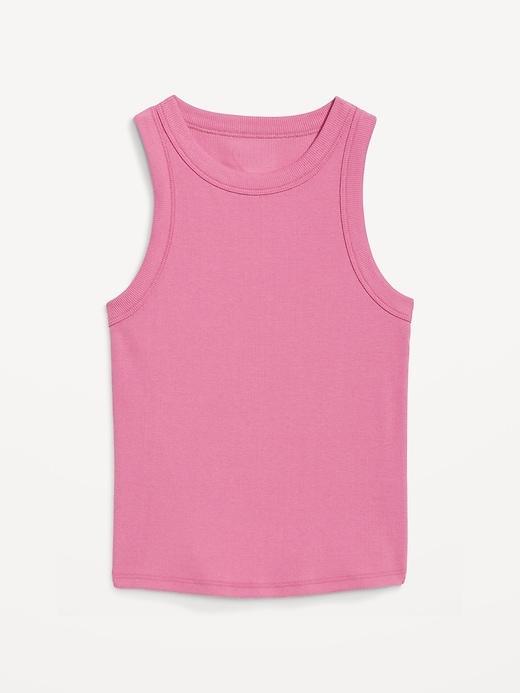 Snug Cropped Tank Top for Women Product Image