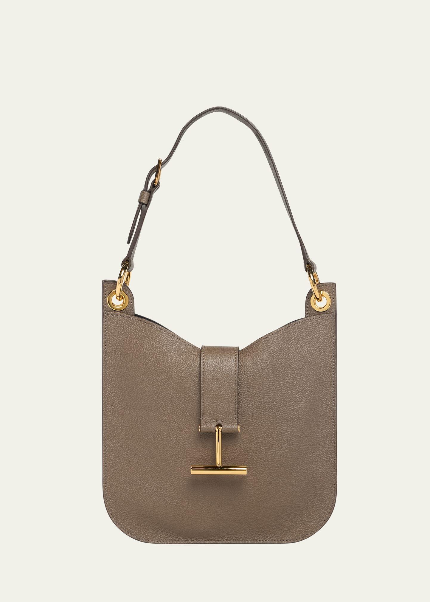 Tara Small Hobo Crossbody in Grained Leather Product Image