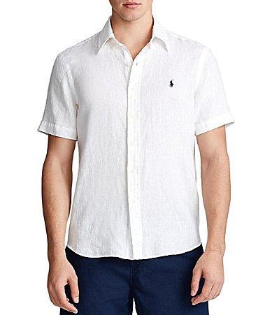 Polo Ralph Lauren Big  Tall Linen Short Sleeve Woven Shirt Product Image