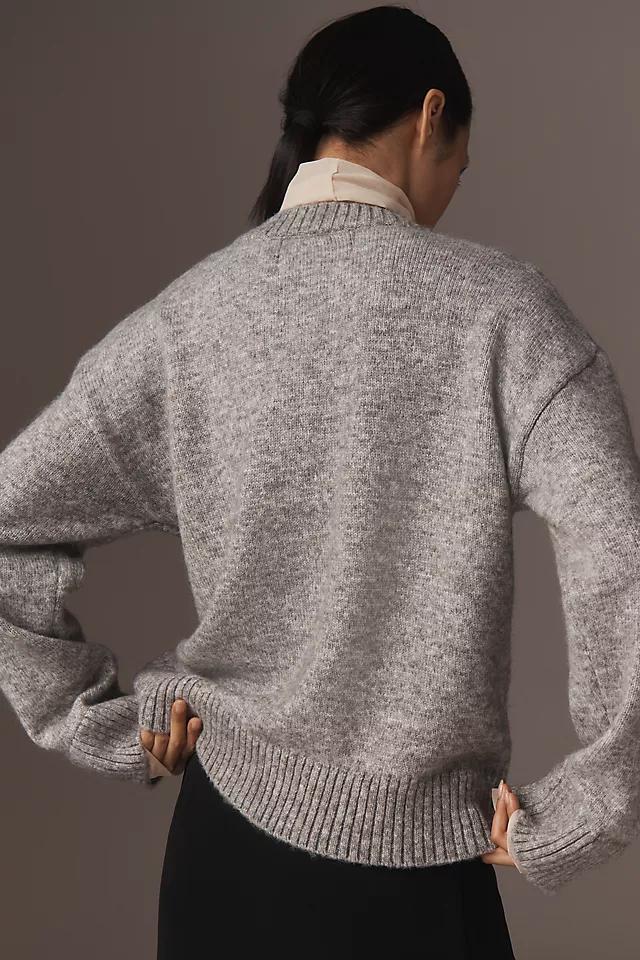 Endless Rose Tie-Neck Oversized Sweater Product Image