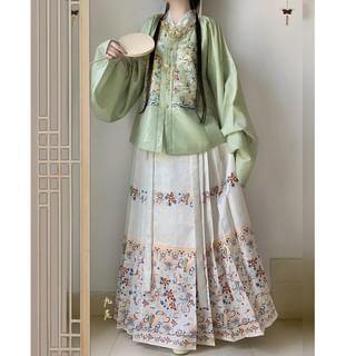 Floral Hanfu Costume Set Product Image