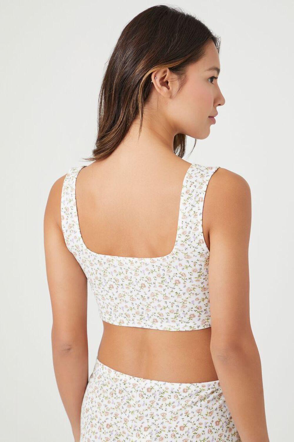 Floral Print Pajama Crop Top | Forever 21 Product Image