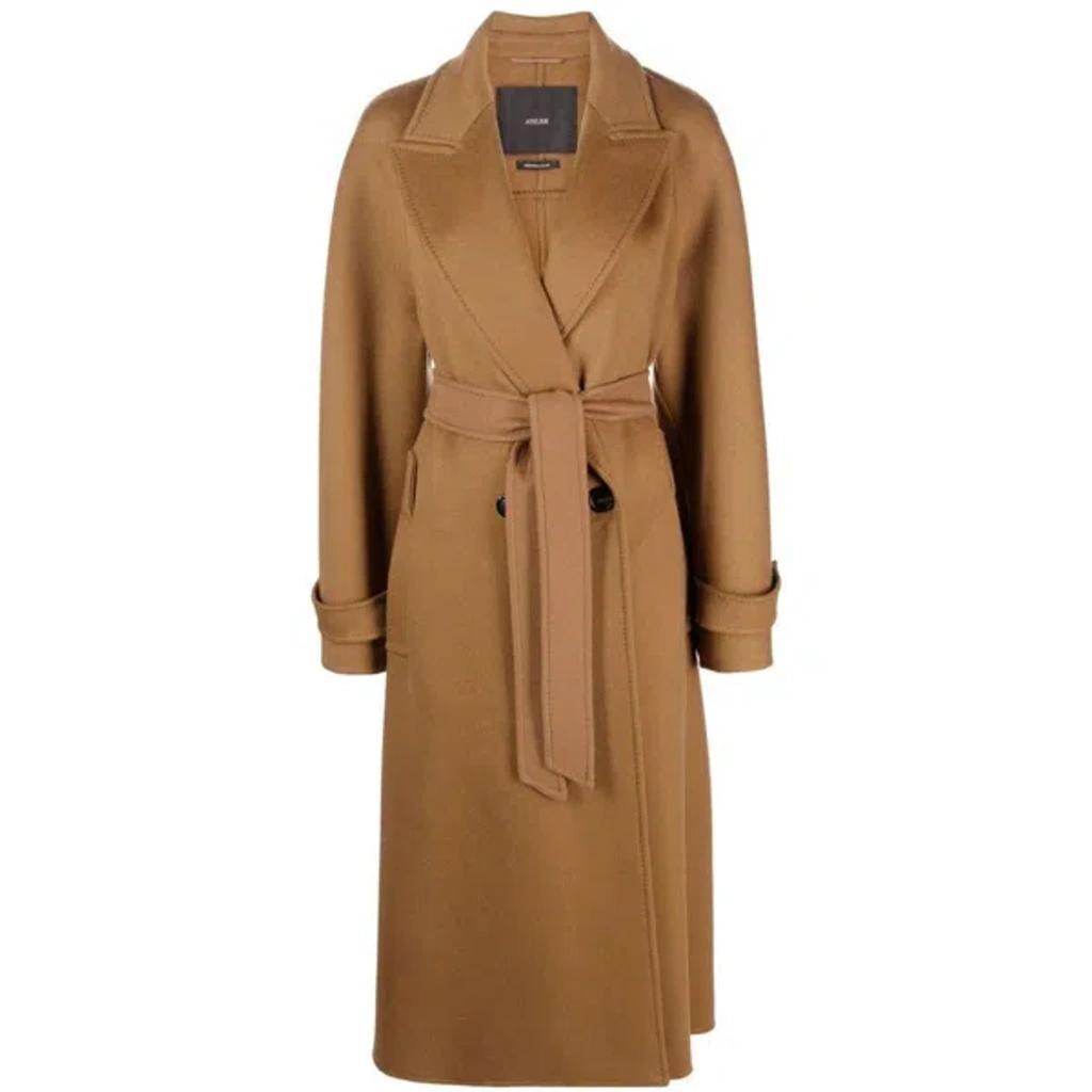 MAX MARA Adda Cashmere Coat In Brown product image