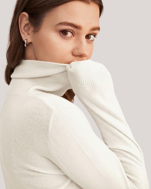 Pure Cashmere Turtleneck Sweater Product Image