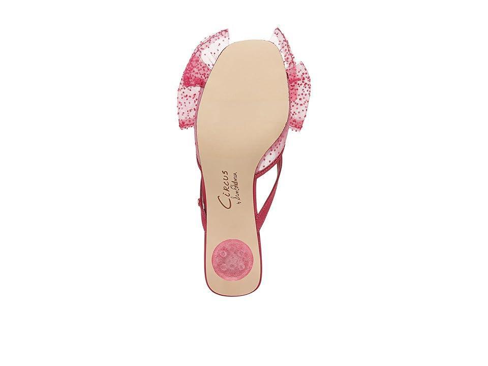 Circus NY by Sam Edelman Natalina (Magenta Rose Polka Dot Mesh) Women's Sandals Product Image