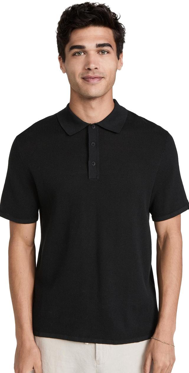 rag & bone Harvey Knit Polo Product Image