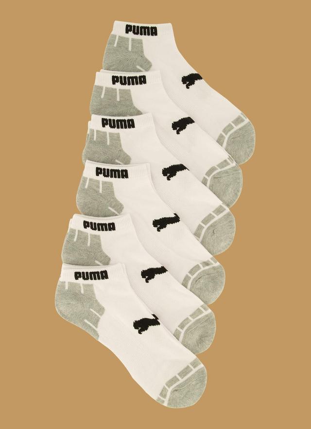 Mens Puma Low Cut Socks 6 Pairs Male Product Image