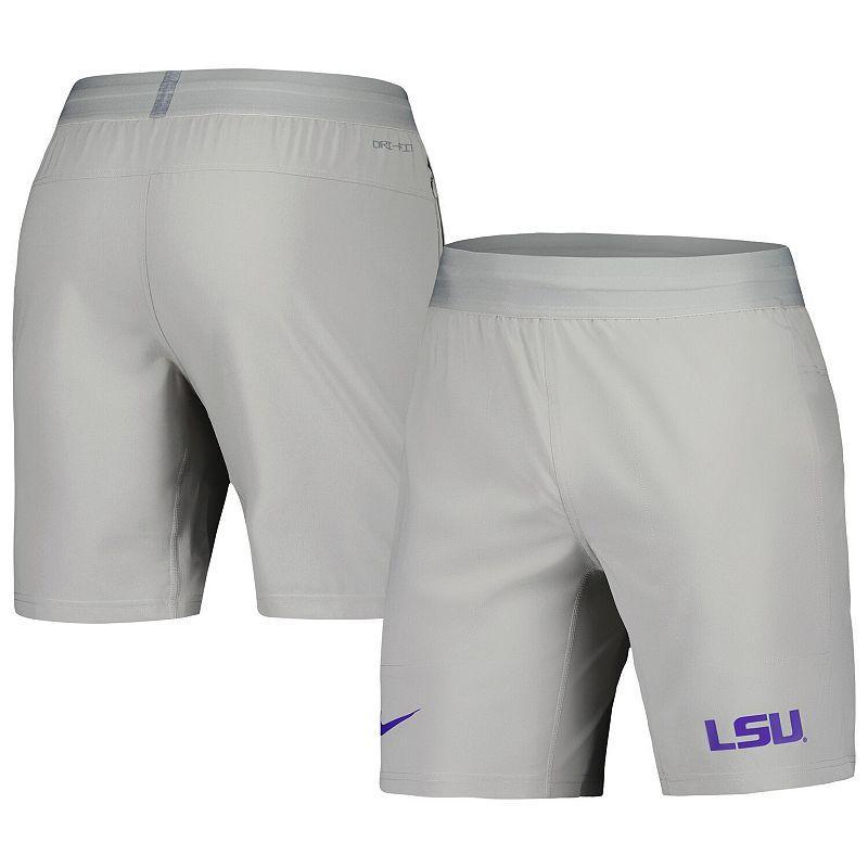 Mens Nike Gray LSU Tigers Player Performance Shorts Product Image