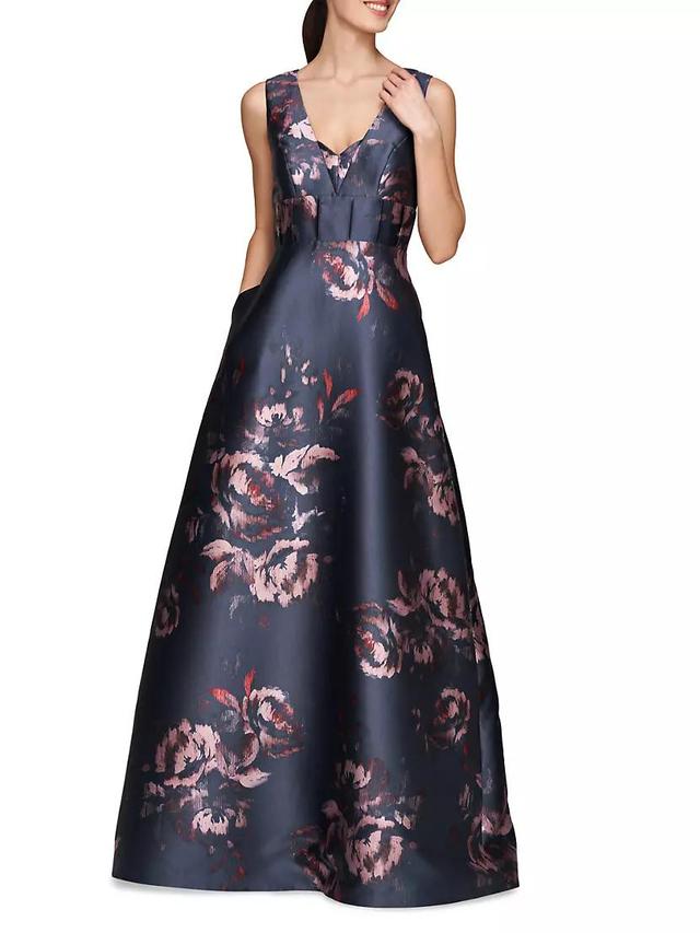 Alexandra Rose Print Gown Product Image