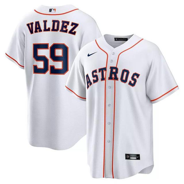 Mens Nike Framber Valdez Houston Astros Home Replica Jersey Product Image