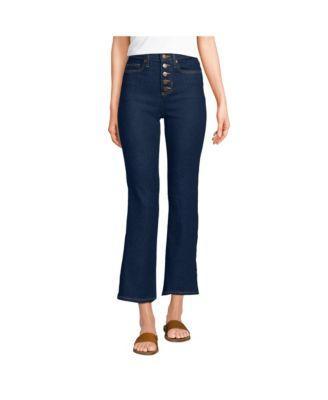 Women's Recover High Rise Button Front Kick Flare Crop Jeans Product Image