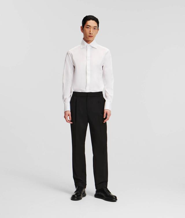 CASUAL WOOL-BLEND PANTS Product Image