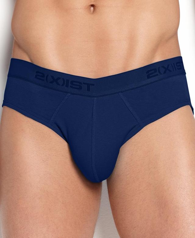 2(x)ist Mens Essential 3 Pack No Show Brief - Black/Charcoal Product Image