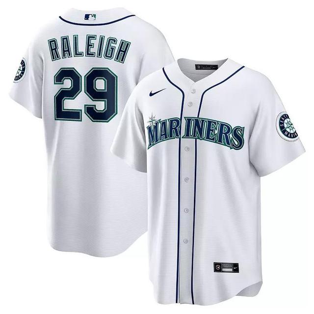 Mens Nike Cal Raleigh Seattle Mariners Home Replica Jersey Product Image