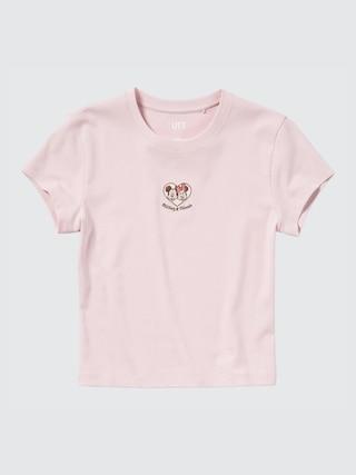 Womens Disney Collection Ut (Mini Short-Sleeve Graphic T-Shirt) Pink 2XL UNIQLO US Product Image