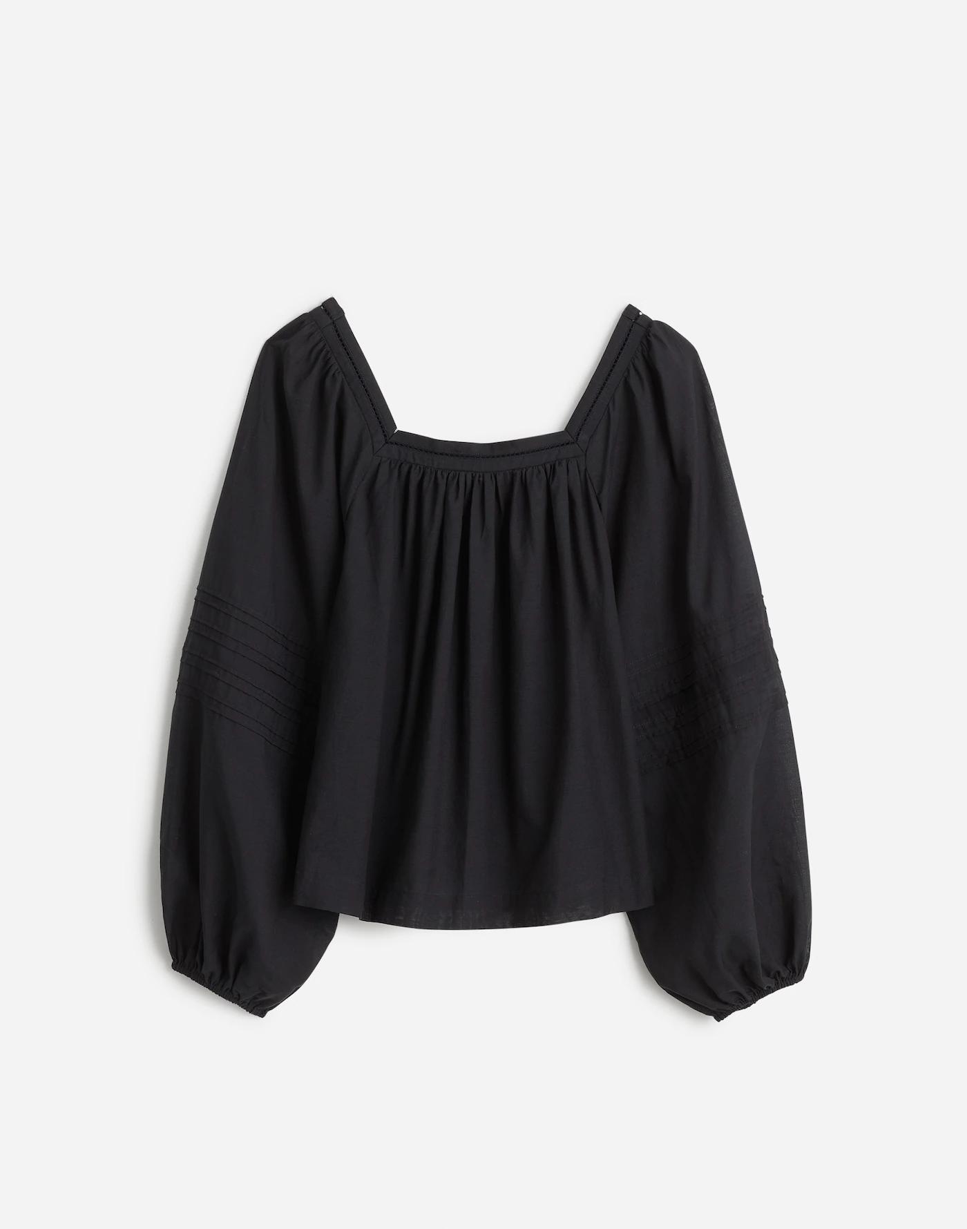 Square-Neck Long-Sleeve Top Product Image