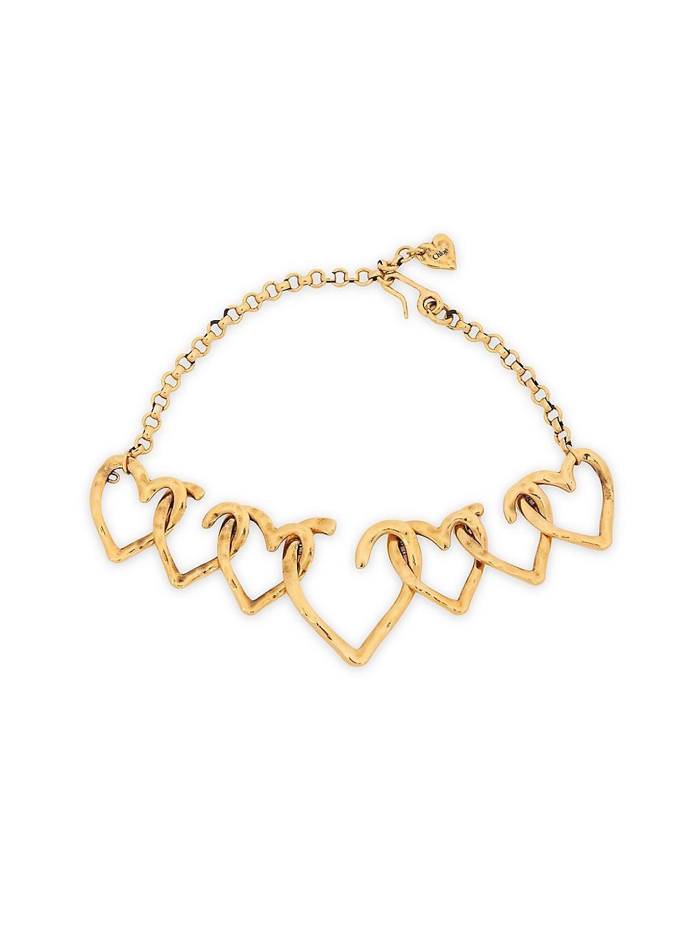 Womens Encoeur Vintage Gold Heart Bracelet Product Image