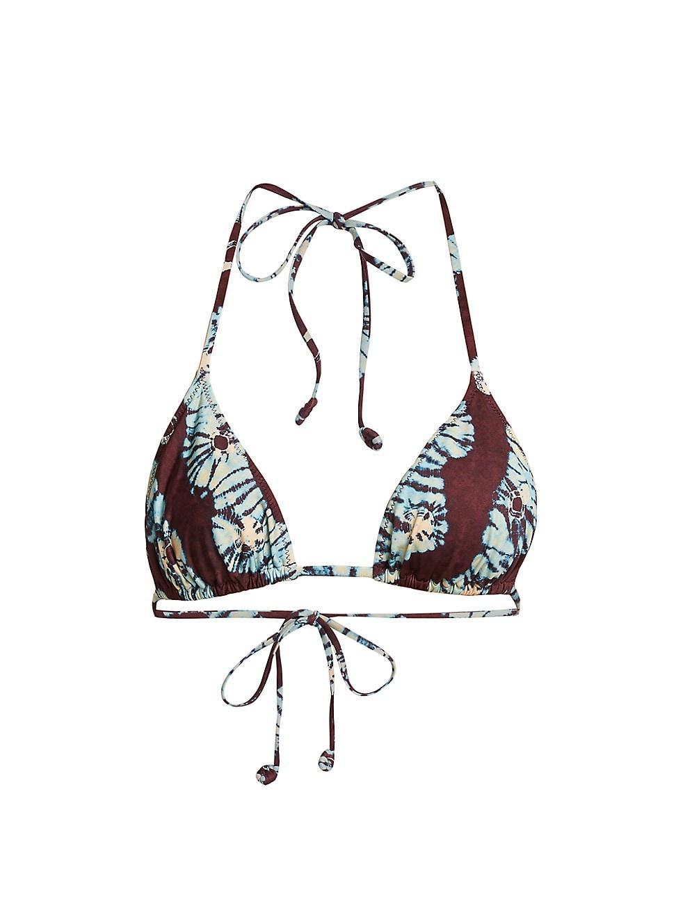 Womens Keaton Abstract Bikini Top Product Image