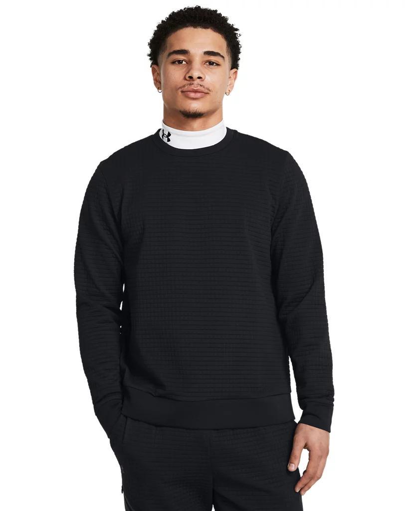 Men's UA Unstoppable Fleece Grid Crew Product Image