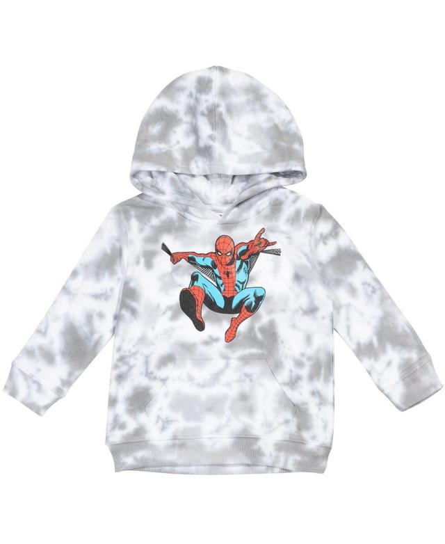 Marvel Boys Avengers Spider-Man Hulk Fleece Pullover Hoodie to - Spiderman Product Image