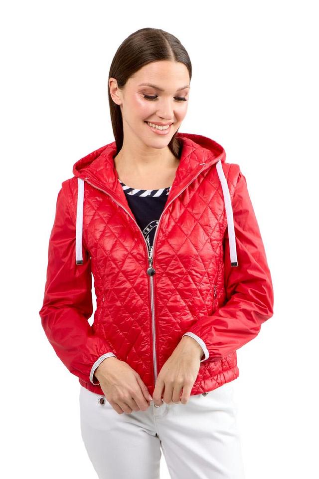 Red quilted Windbreaker/Vest Product Image