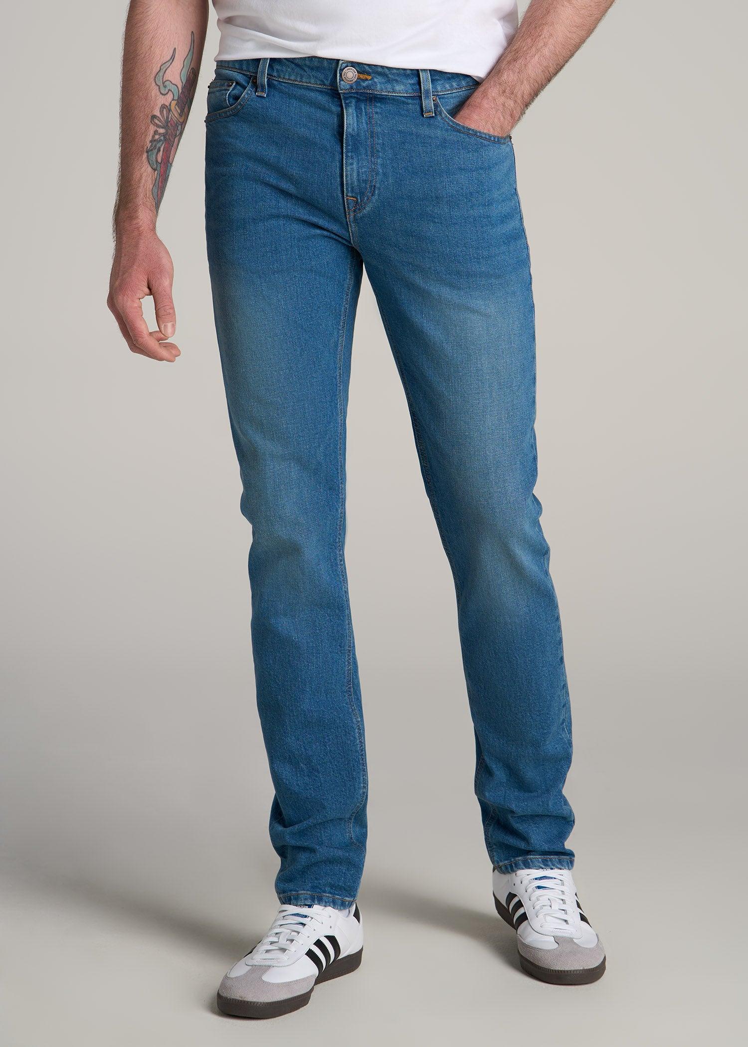 Americana Collection Dylan Slim Fit Jeans For Tall Men in Sail Blue Male Product Image