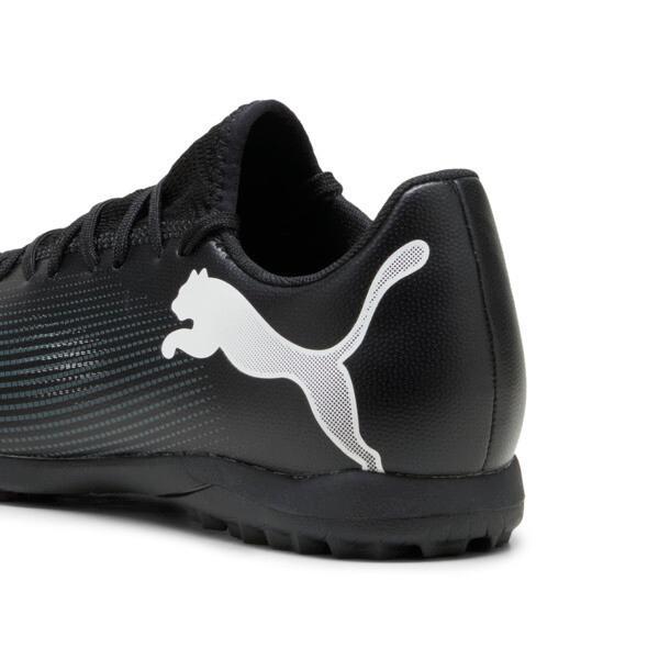 PUMA FUTURE 7 PLAY Turf Training Men's Soccer Cleats Shoes in Black/White Product Image