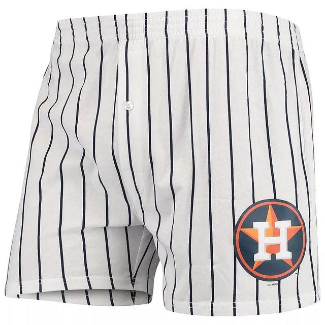 Mens Concepts Sport White Houston Astros Vigor Boxer Shorts Product Image