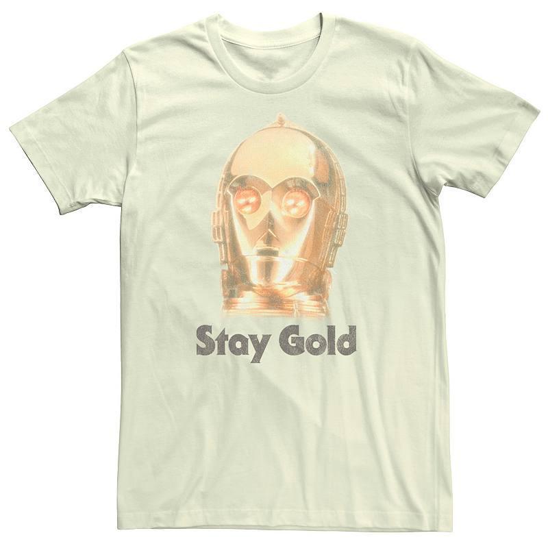 Mens Star Wars The Rise of Skywalker C-3PO Stay Gold Graphic Tee Product Image