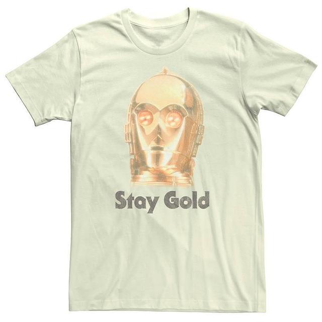 Mens Star Wars The Rise of Skywalker C-3PO Stay Gold Graphic Tee Product Image