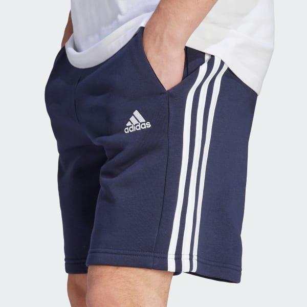 Essentials Fleece 3-Stripes Shorts Product Image