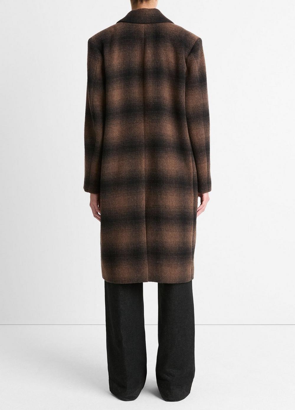 Shadow Plaid Car Coat Product Image