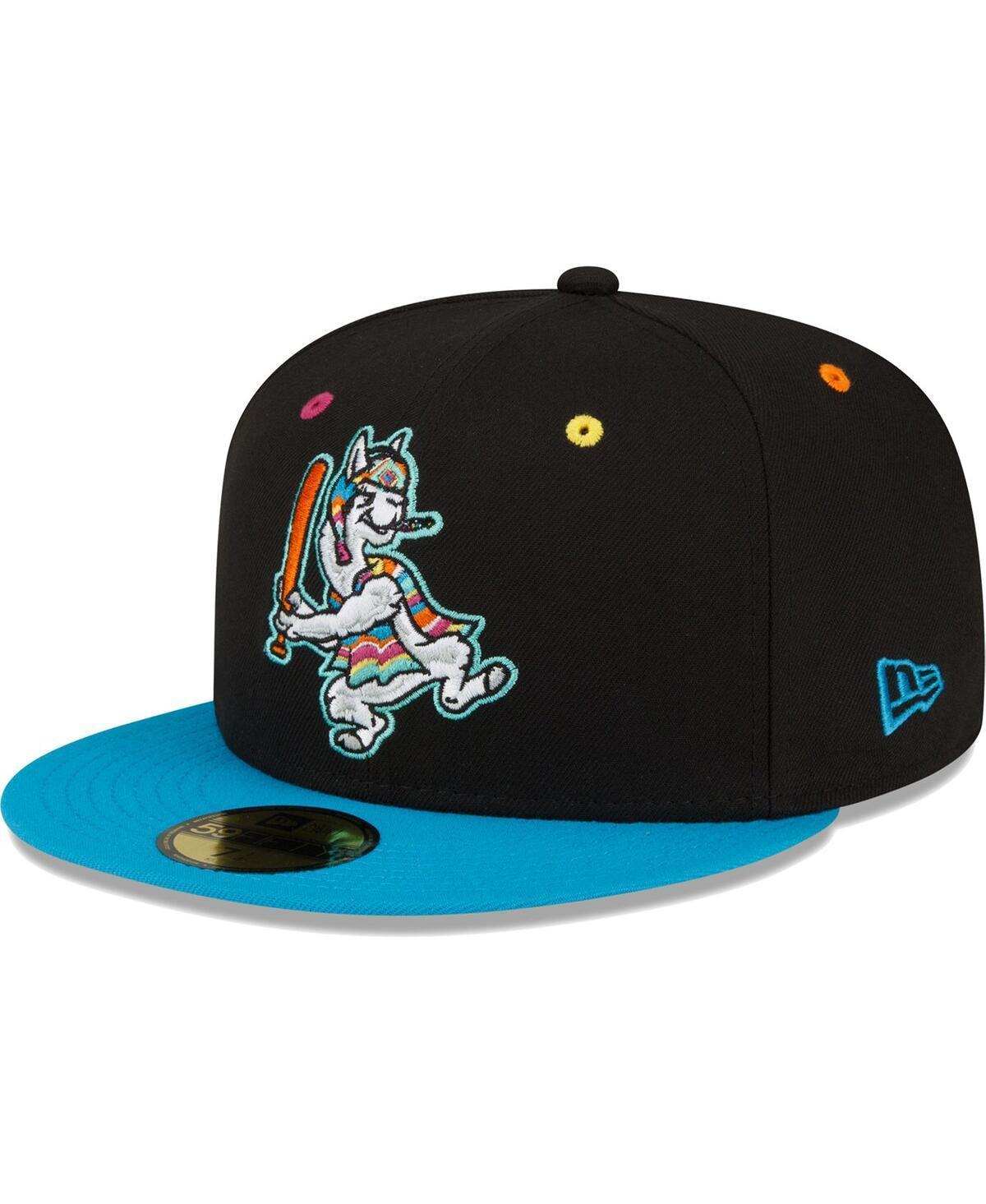 Mens New Era Black Hickory Crawdads Copa De La Diversion 59FIFTY Fitted Hat Product Image