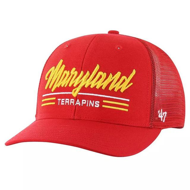 Mens 47 Maryland Terrapins Garner Trucker Adjustable Hat Product Image