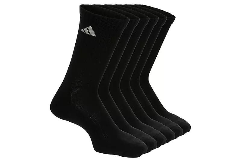 Adidas Womens Athletic Cushioned Crew Socks 6 Pairs Product Image