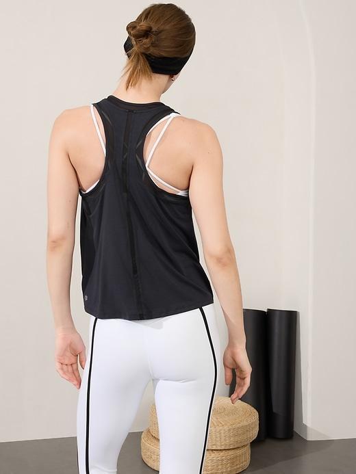 Ease In Mesh Tank Product Image