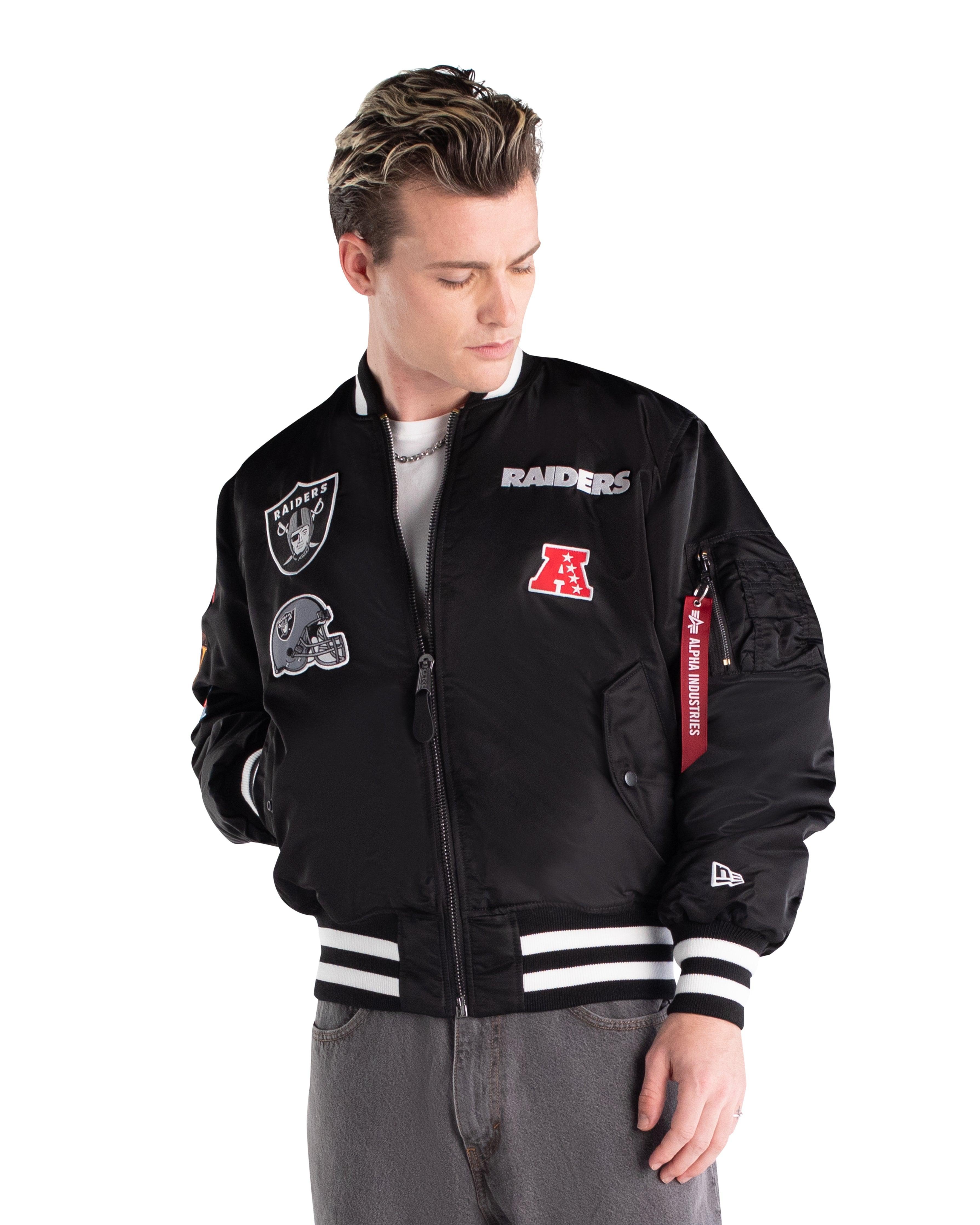 Alpha Industries X Pittsburgh Steelers MA-1 Bomber Jacket Male Product Image